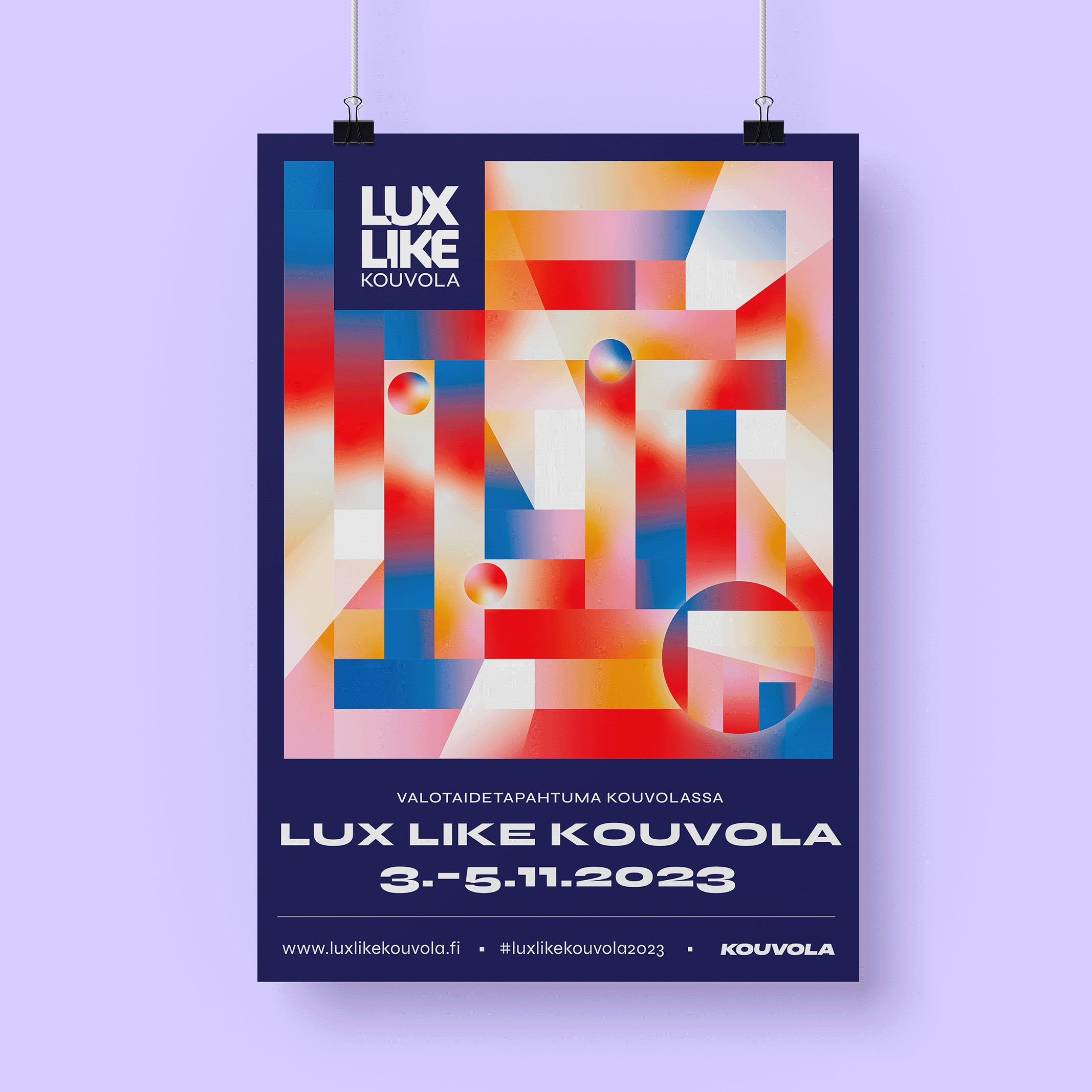Juliste Luxlike 23 Portfolio Sp Liila Nelio